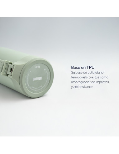 Termo 1 2 Litros Acero Inoxidable Gris