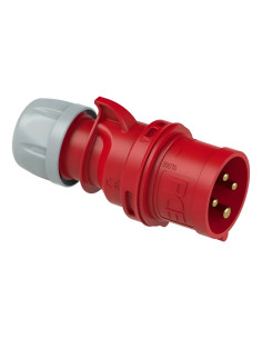 Ficha Industrial Movil Macho 3x16a Con T Ip44 400v