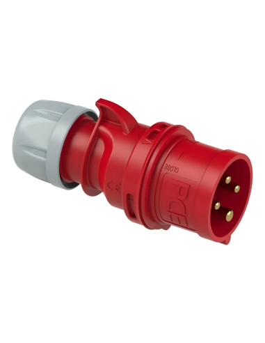 Ficha Industrial Movil Macho 3x16a Con T Ip44 400v