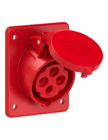 Ficha Industrial Empotrar Hembra 3x16a Con T Ip44 400v