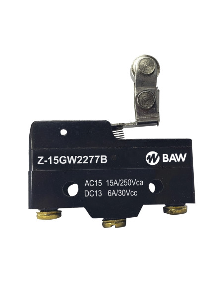 Microswitch Por Palanca Corta Con Roldana Articulada