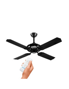 Ventilador De Techo Lujo Platil Negro