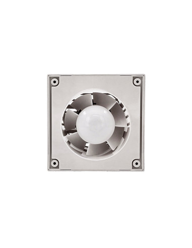Extractor De Bano 12cm Metalizado