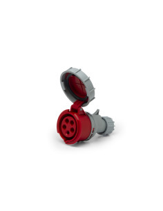 Ficha Industrial Acople Hembra 3x16a Con N Y T Ip67