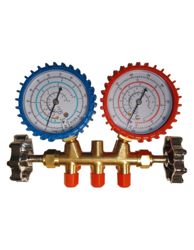 Manifold R134a Con 3 Mangueras De 90cm