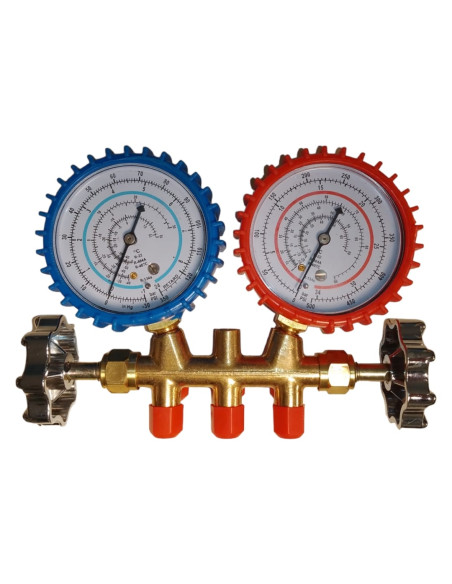 Manifold R134a Con 3 Mangueras De 90cm
