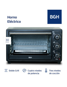 Horno Electrico 30 Litros Bgh Bhe30m19n / Bhe30m23n