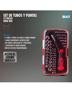 Set De Tubos Y Puntas 73 Piezas 2