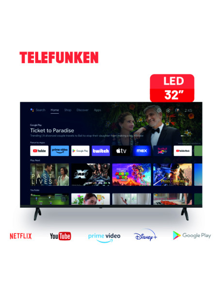 Televisor 32" Led Telefunken Atv Tk3225s5a