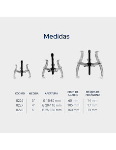 Extractor De Poleas 3" 3 Patas 2