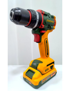 Taladro Atornillador Recargable 2000rpm Con 2 Baterias Li-ion 2ah - 20v - Par Max: 72nm - Capacidad Del Portabrocas: 0 8-13mm