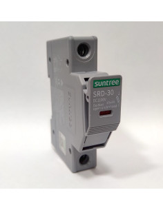 Portafusible Cc 1000v 1p 30a Tamano 10x38 Fotovoltaica