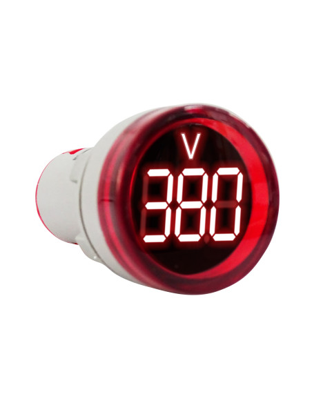 Mini Voltimetro Dig D29 80-500vac Rojo