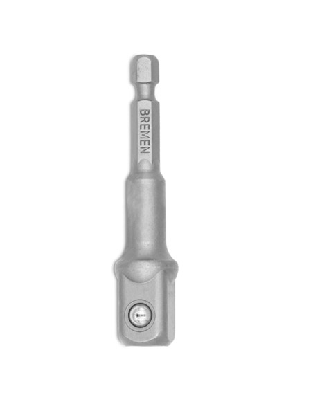 Adaptador 1/4" Hexagonal X 1/2" Cuadrado Macho 72mm Cr-v"